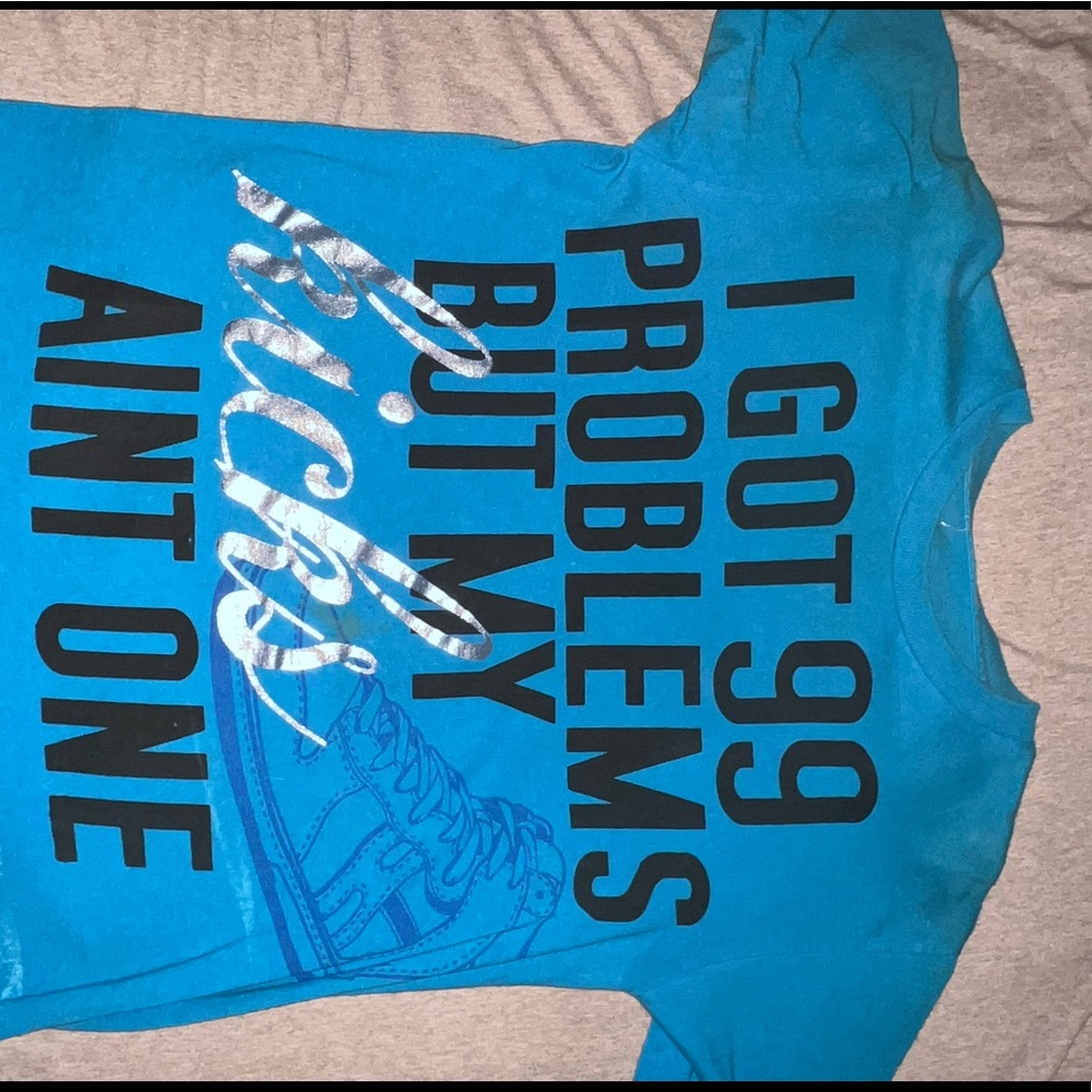 Blue T shirt casual for men